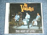 Photo: THE VENTURES - BEST OF LIVE ( Ex+++/MINT ) / 1991  JAPAN ORIGINAL Used CD 