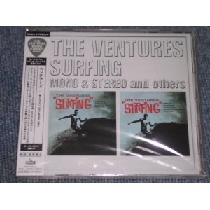 Photo: THE VENTURES - SURFING  ( MONO & STEREO 2 in 1 + Bonus )  / 2000 JAPAN Sealed CD 