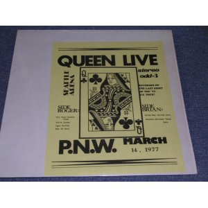 Photo: QUEEN - QUEEN LIVE P.N.W. MARCH 14.1977 /  COLLECTORS ( BOOT ) LP