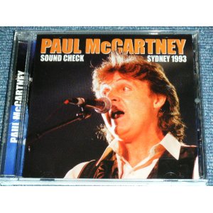 Photo: PAUL McCARTNEY ( THE BEATLES ) -  SYDNEY SOUND CHECK 1993  / 1999 Brand New COLLECTOR'S CD 