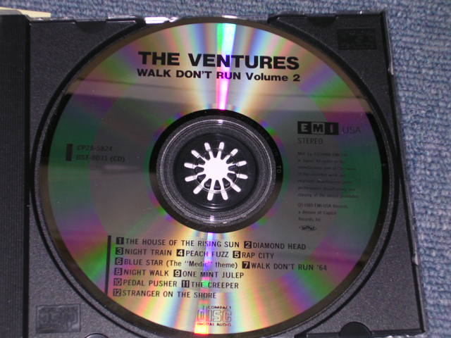 Photo: THE VENTURES - WALK DON'T RUN VOL.2 / 1989 JAPAN ORIGINAL Used  CD With OBI 