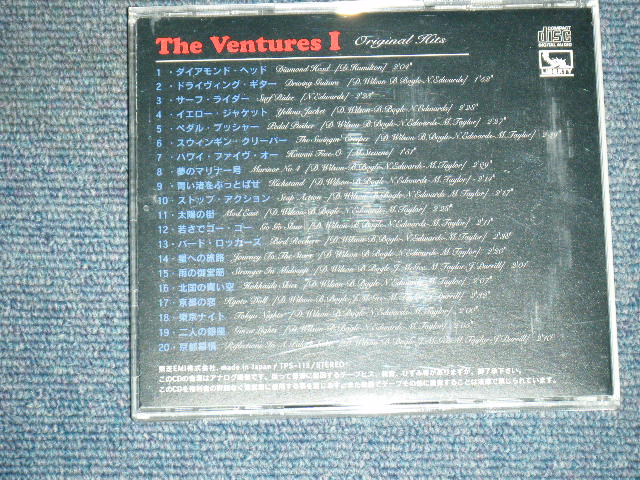 Photo: THE VENTURES -  ORIGINAL HITS I  / 1994 JAPAN ONLY Mail Order ORIGINAL Used  CD 