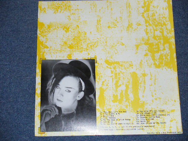 Photo: CULTURE CLUB - IT'S AMERICAN ( RECORDED LIVE! HOLLYWOOD PALLADIUM 3-12-83 )  / 1983?  COLLECTORS ( BOOT ) 2LP 