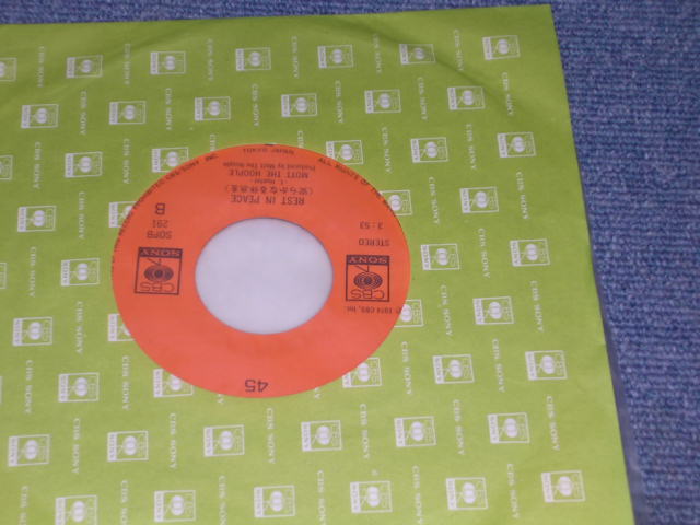 Photo: MOTT THGE HOOPLE - THE GOLDEN AGE OF ROCK 'N' ROLL / 1974 JAPAN Original 7"Single 