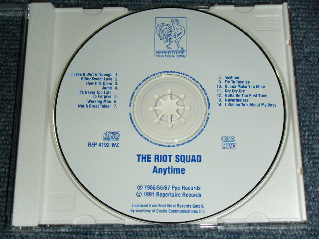 Photo: THERIOT SQUAD - ANYTIME / 1991 GERMAN + 1994 JAPAN OBI & LINNER  Used CD With OBI  