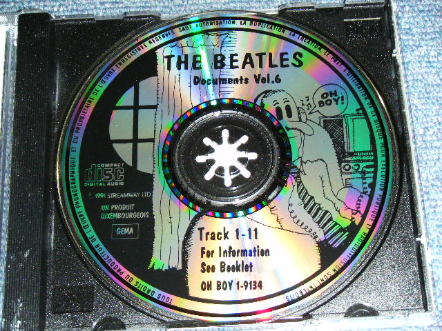 Photo: THE BEATLES - DOCUMENTS VOL.96 / 1991 GERMAN Used COLLECTOR'S CD 