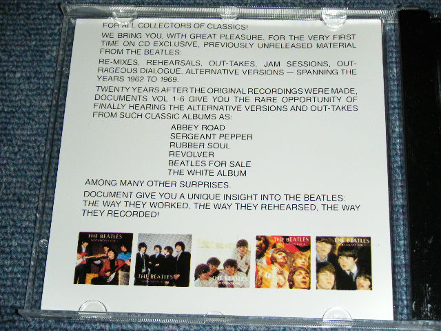 Photo: THE BEATLES - DOCUMENTS VOL.96 / 1991 GERMAN Used COLLECTOR'S CD 