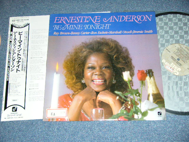 Photo1: ERNESTINE ANDERSON  - BE MINE TONIGHT / 1987 US ORIGINAL + JAPAN LINNER OBI  Used LP 