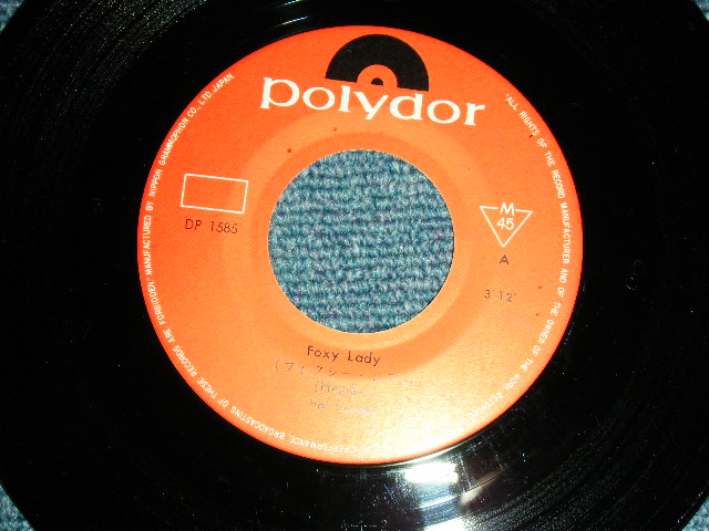 Photo: JIMI HENDRIX - FOXY LADY ( Ex+++/MINT- )  / 1968 JAPAN ORIGINAL Used  7"45 With PICTURE SLEEVE 