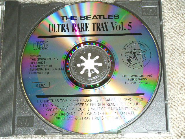 Photo: THE BEATLES -  ULTRA RARE TRAX VOL.5　/ 1989 GERMAN ORIGINAL Used  COLLECTOR'S CD 