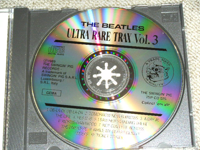 Photo: THE BEATLES -  ULTRA RARE TRAX VOL.3 / 1989 GERMAN ORIGINAL Brand New  COLLECTOR'S CD 