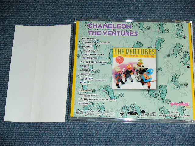 Photo: THE VENTURES -  CHAMELEON ( ORIGINAL ALBUM + BONUS ) / 2000 JAPAN ONLY Used CD With OBI  