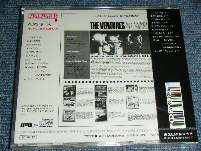 Photo: THE VENTURES - THE VENTURES ON STAGE / 1990 JAPAN ORIGINAL Brand New SEALED CD With OBI 