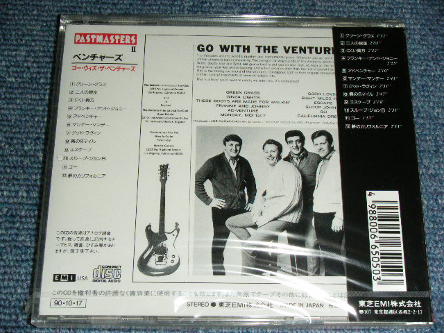 Photo: THE VENTURES - GO WITH THE VENTURES / 1990 JAPAN ORIGINAL Brand New SEALED  CD With OBI 