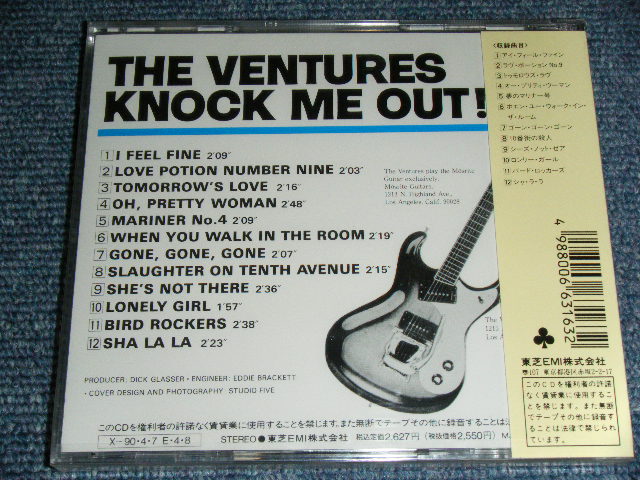 Photo: THE VENTURES - THE VENTURES KNOCK ME OUT  / 1989 JAPAN ORIGINAL Brand New SEALED CD With OBI 