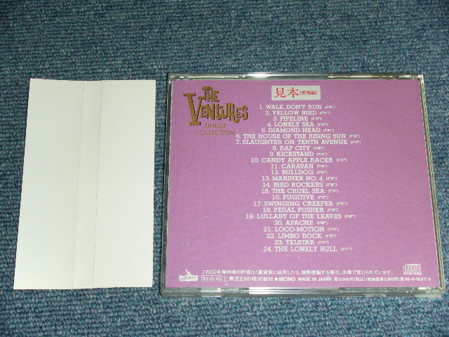 Photo: THE VENTURES - SINGLE COLLECTION VOL.1  / 1993 JAPAN Original PROMO Used CD With OBI 