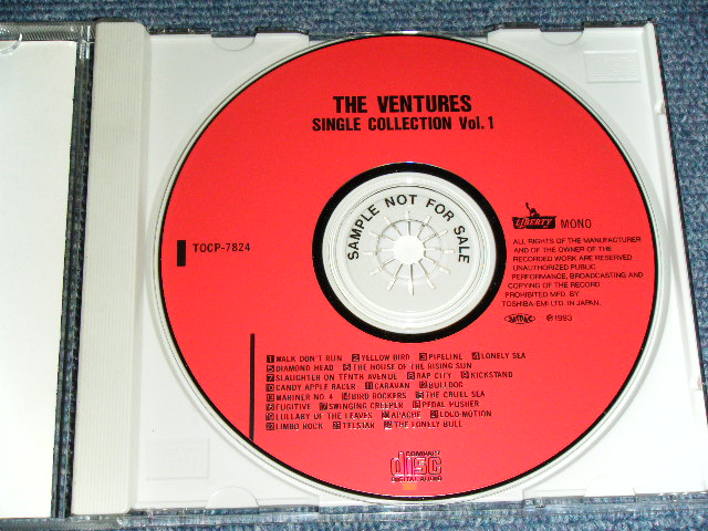 Photo: THE VENTURES - SINGLE COLLECTION VOL.1  / 1993 JAPAN Original PROMO Used CD With OBI 