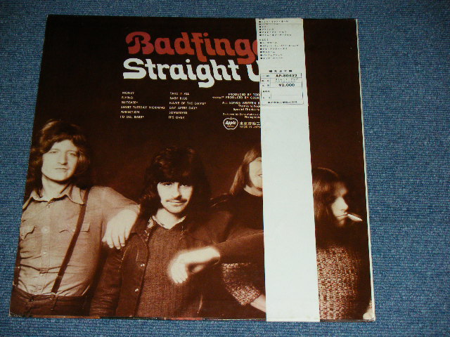 BADFINGER - STRAIGHT UP ストレート・アップ / 1972 JAPAN ORIGINAL