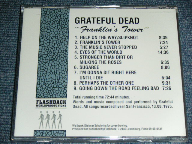 Photo: GRATEFUL DEAD グレイトフル・デッド - FRANKLIN'S TOWER  /  1990 COLLECTOR'S (BOOT) BRAND NEW  CD