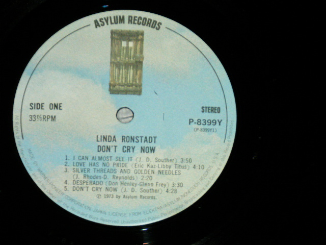 Photo: LINDA RONSTADT リンダ・ロンシュタット - DON'T CRY NOW / 1973 JAPAN ORIGINAL Used LP with OBI