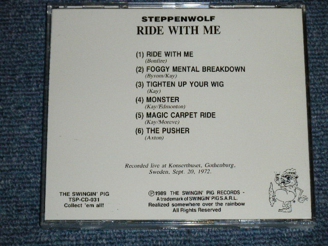 Photo: STEPPENWOLF - RIDE WITH ME ( MINT-/MINT)  / 1989 WEST GERMANY GERMAN ORIGINAL COLLECTOR'S (BOOT)  Used CD 