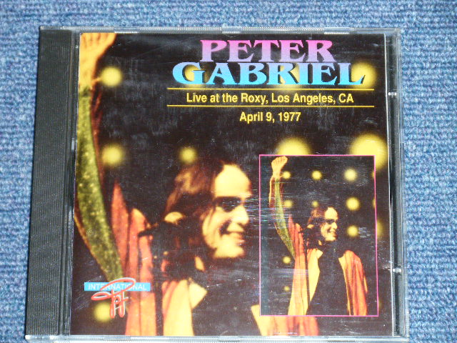 Photo: PETER GABRIEL of GENESIS - LIVE AT THE ROXY, LOS ANGELES.CA. APRIL 9,1977 ( Ex+++/MINT)  /  ITALY ITALIA ORIGINAL COLLECTOR'S (BOOT)  Used CD 