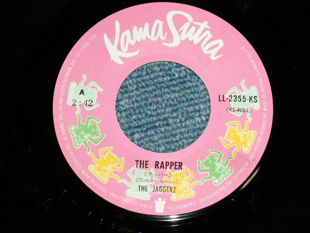 Photo: THE JAGGERZ ジャガーズ - THE RAPPER ( Ex+/Ex+++) / 1970 JAPAN ORIGINAL  Used 7"45 rpm Single With PICTURE COVER