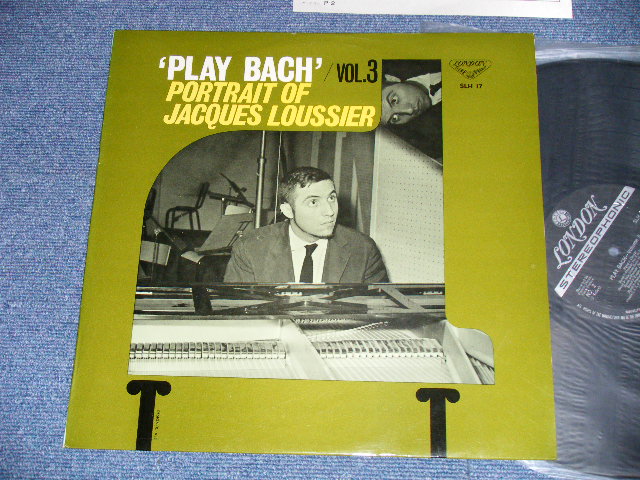 Photo1: JACQUES LOUSSIER ジャック・ルーシェ  -  "PLAY BACH-VOL.3" PORTRAIT OF JACQUES LOUSSIER プレイ・バッハ・プレイ・バック 第３集 ( MINT-/:MINT-  ) / 1965 JAPAN ORIGINAL Used LP  