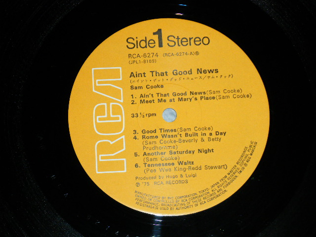 SAM COOKE サム・クック- AIN'T THAT GOOD NEWS ( Ex+/MINT) / 1975