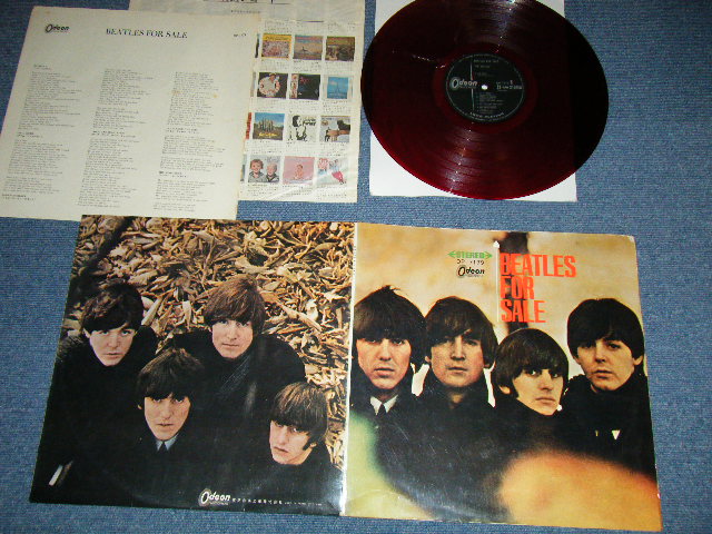 Photo1:  THE BEATLES  - THE BEATLES FOR SALE  ( ¥1800  Price Mark PRINTED ) (Ex++/MINT-~Ex+++ )   / JAPAN ORIGINAL "RED WAX Vinyl" Used LP 