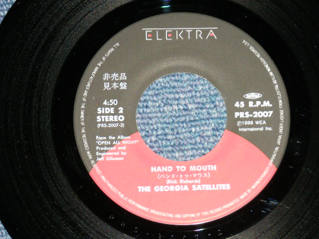 Photo: GEORGIA SATELLITES ジョージア・サテライツ-  HIPPY HIPPY SHAKE  ( Ex++/Ex+++ : STOFC)  / 1988  JAPAN ORIGINAL "PROMO ONLY" Used 7"45 With PICTURE COVER 