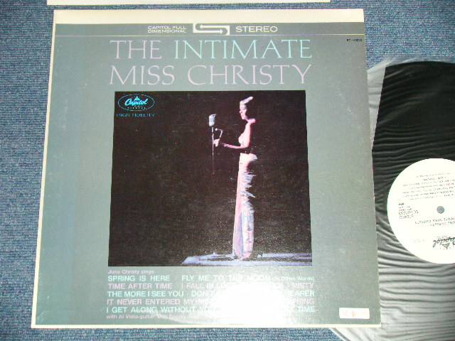 Photo1: JUNE CHRISTY ジューン・クリスティ - THE INTIMATE MISS CHRISTY  ( Ex+++/MINT)  / 1984 JAPAN REISSUE "WHITEL LABEL PROMO" Used LP 