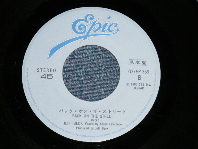 Photo: JEFF BECK & ROD STEWART ジェフ・ベック & ロッド・スチュワート - PEOPLE GET READY  (Ex++/Ex++)   / 1985 JAPAN ORIGINAL  "PROMO" Used 7"45 Single 