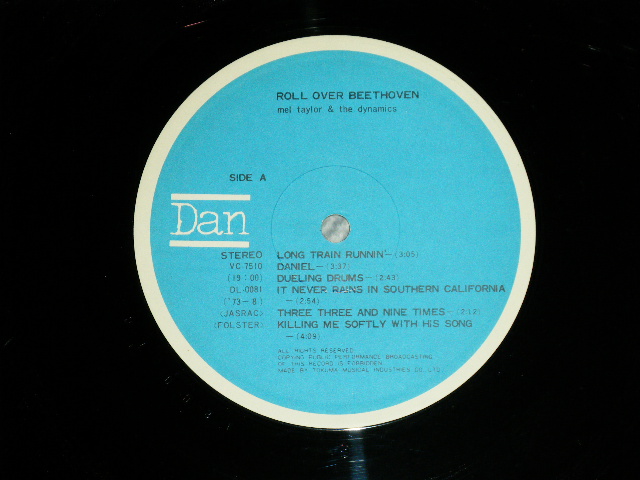 Photo: MEL TAYLOR & THE DYNAMICS メル・テイラー & ダイナミックス- ROLL OVER BEETHOVEN ( Ex+++/MINT- )  / 1973 JAPAN ORIGINAL Used LP  With OBI 