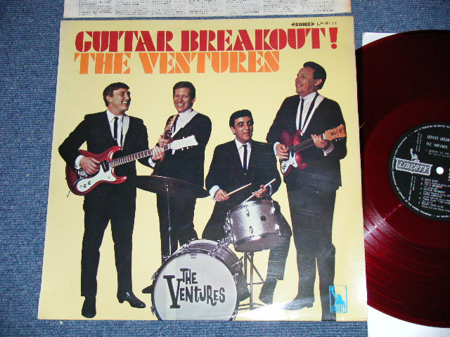 Photo1: THE VENTURES ベンチャーズ　ヴェンチャーズ - ベンチャーズ '67 : GUITAR BREAKOUT  ( Ex++/Ex++)  / 1967 JAPAN ORIGINAL "RED WAX Vinyl" used  LP 