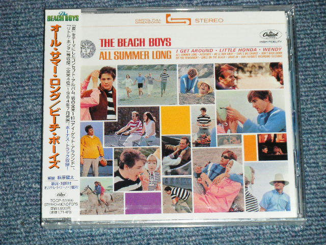 Photo1: THE BEACH BOYS -  ALL SUMMER LONG (Original Album + Bonus Tracks)  (SEALED)  /2001JAPAN  ORIGINAL "BRAND NEW SEALED" CD with OBI