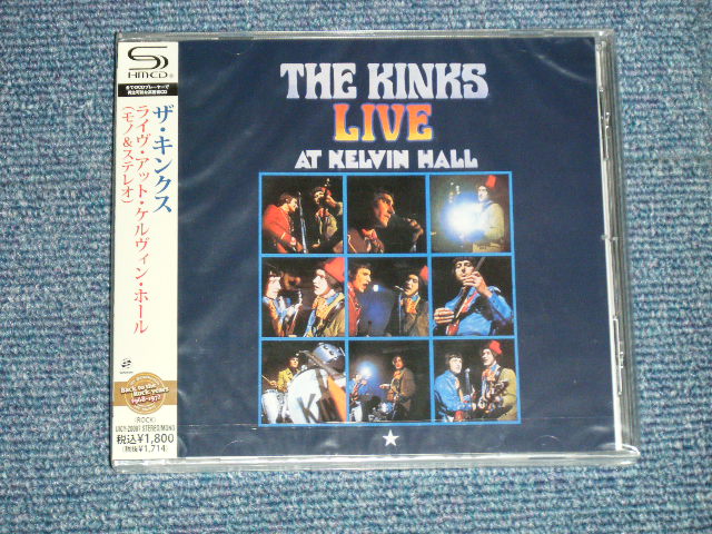 Photo1: The KINKS - LIVE AT KELVIN HALL(MONO & STEREO） (SEALED) / 2010 JAPAN "SHM CD" "BRAND NEW SEALED" CD 