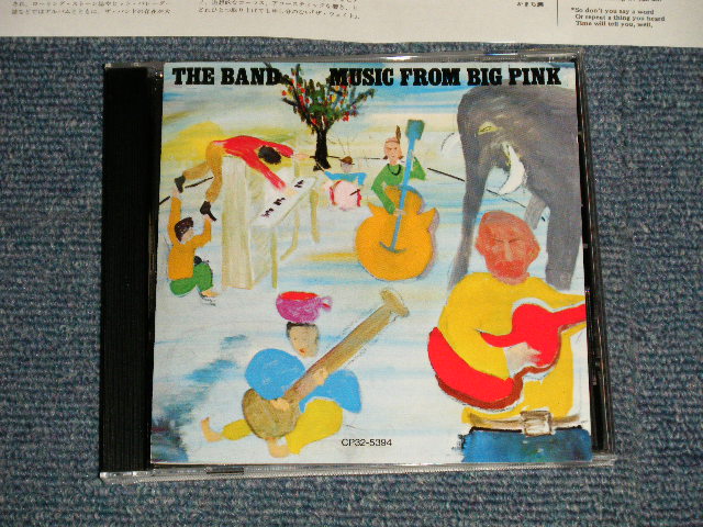 ザ・バンド THE BAND - MUSIC FROM BIG PINK (STRAIGHT REISSUE from LP)  (MINT-/MINT) /1987 JAPAN ORIGINAL 1st Press Used CD - PARADISE RECORDS