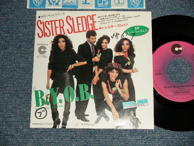 Photo1: SISTER SLEDGE シスター・スレッジ - A)B.Y.O.B.  B) SMILE (Ex++/Ex+++  WOFC) /1980 JAPAN ORIGINAL "PROMO" Used 7"45 Single