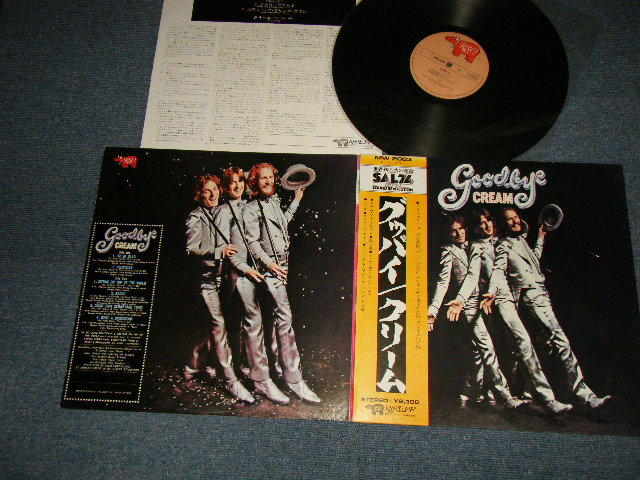 CREAM クリーム - GOODBYE CREAM グッバイ・クリーム (Ex+++/MINT- B-4:Ex+++) / 1974 JAPAN  REISSUE Used LP with OBI