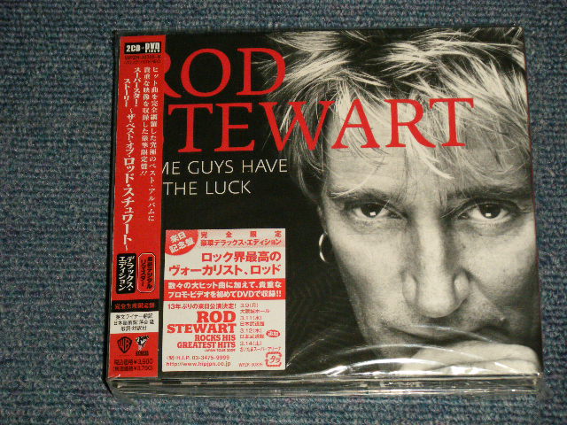 Photo1: ROD STEWART ロッド・スチュワート - Some Guys Have All The Luck スーパースター・ストーリー~ザ・ベスト・オブ・ロッド・スチュワート (SEALED) / 2009 JAPAN "BRAND NEW SEALED" 2-CD+DVD With OBI