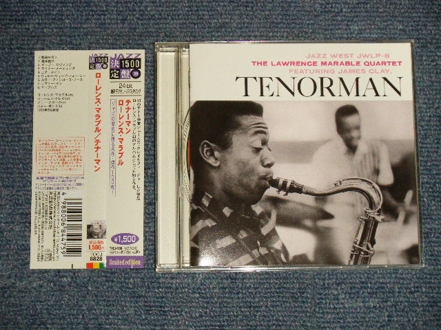 Photo1: SONNY CLARKE ソニー・クラーク  (THE LAWRENCE MARBLE QUARTET ローレンス・マラブル 、 ローレンス・マラブル,ジェームス・クレイ,ソニー・クラーク) -  TENORMANテナーマン (MINT/MINT) / 2006 JAPAN Used CD With OBI