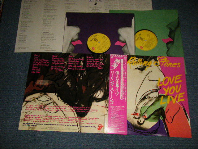 Photo1: THE ROLLING STONES ローリング・ストーンズ - LOVE YOU LIVE 感激！偉大なるライヴ (MINT-/MINT) / 197 JAPAN ORIGINAL Used 2-LP With OBI