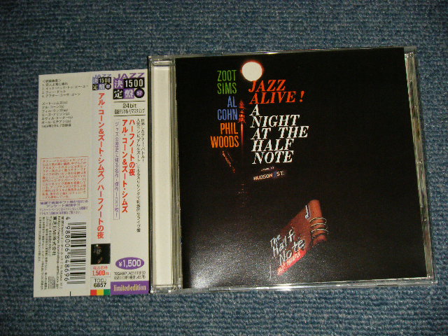 Photo1: ZOOT SIMS, AL COHN, PHIL WOODS アル・コーン, ズート・シムス   - JAZZ ALIVE! A NIGHT AT THE HALF NOTE ハーフ・ノートの夜   (MINT/MINT) / 2006 JAPAN Used CD With OBI