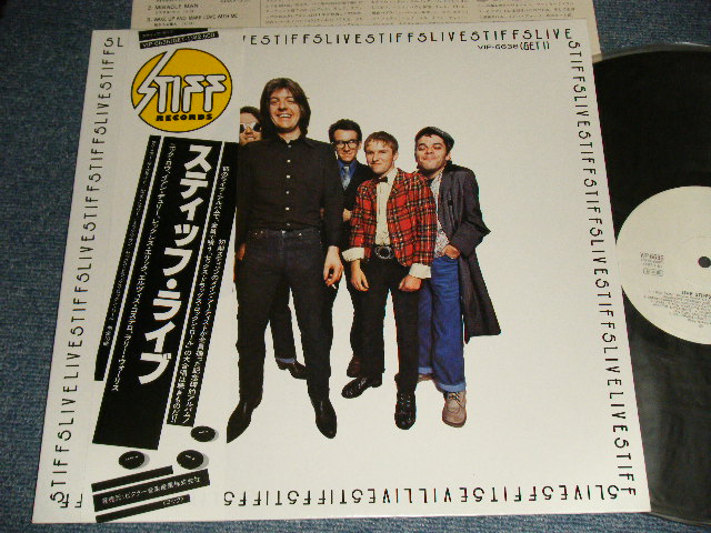 Photo1: V. A. / VARIOUS - LIVE STIFFS LIVE スティッフ・ライブ (MINT-/MINT)  / 1978 JAPAN ORIGINAL "WHITE LABEL PROMO" Used LP with OBI