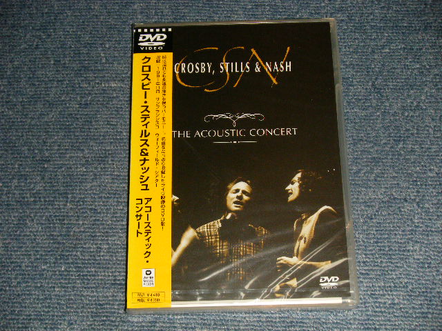 Photo1: C,S & N CS&N  CROSBY STILLS & NASH クロスビー,スティルス&ナッシュ - ACOUSTIC CONCERT アコースティック・コンサート (SEALED)  / JAPAN  "BRAND NEW SEALED" DVD   