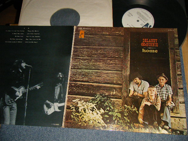 Photo1: DELANEY & BONNIE デラニー＆ボニー - HOME メンフィスのデラニー＆ボニー (Ex++/MINT) / 1971 JAPAN ORIGINAL "WHITE LABEL PROMO" Used LP