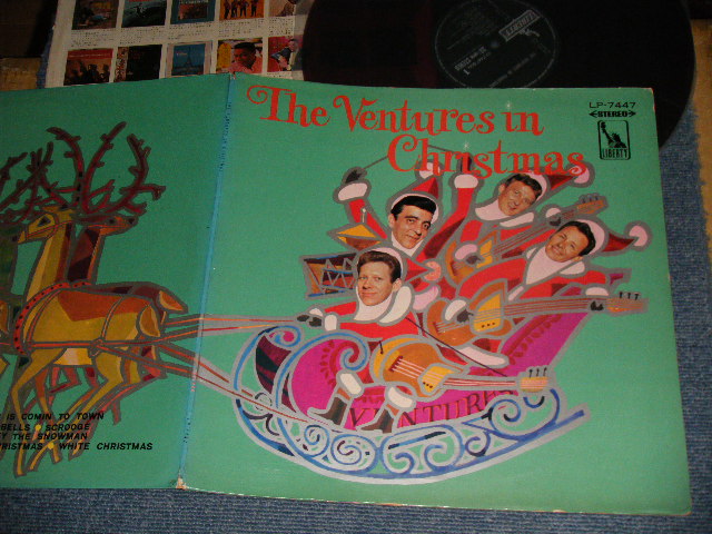 Photo1: THE VENTURES ベンチャーズ - THE VENTURES IN CHRISTMAS  ベンチャーズ・イン・クリスマス (Ex++/Ex+++) / 196 JAPAN ORIGINAL "¥1,800 Mark" "RED WAX" Used LP