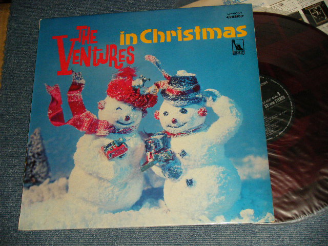 Photo1: THE VENTURES ベンチャーズ - THE VENTURES IN CHRISTMAS  ベンチャーズ・イン・クリスマス (Ex++/MINT-) / 1966 JAPAN REISSUE "¥2,000 Mark" "RED WAX" Used LP