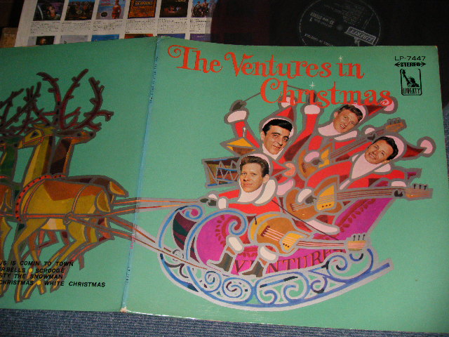 Photo1: THE VENTURES ベンチャーズ - THE VENTURES IN CHRISTMAS  ベンチャーズ・イン・クリスマス (Ex++/Ex++) / 196 JAPAN ORIGINAL "¥1,800 Mark" "RED WAX" Used LP